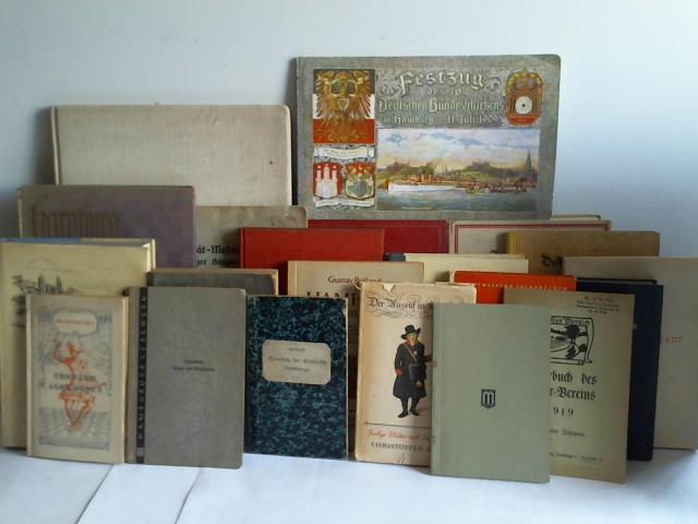 (Hamburgensia) - Sammlung von 21 historischen Buchausgaben zur Geschichte Hamburgs