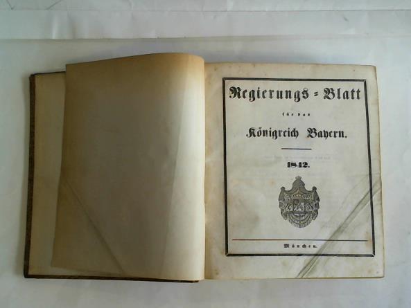 (Bayern) - Regierungs-Blatt fr das Knigreich Bayern. Jahrgang 1842