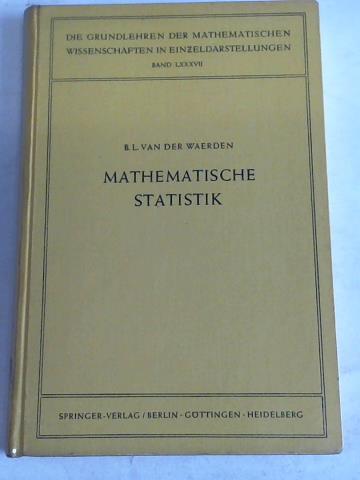 Waerden, B.L. van der - Mathematische Statistik