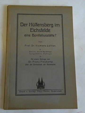 Lffler, Klemens - Der Hlfensberg im Eichsfelde eine Bonifatiussttte?