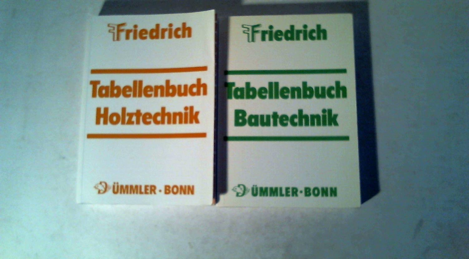Antonius Lipsmeier (Hrsg.) - Friedrich Tabellenbuch Holztechnik