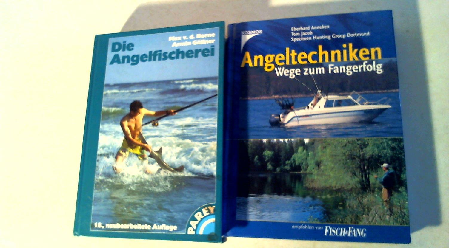 Borne, Max v.d. (Begrnder) / Gllner, Armin (Hrsg.)/ Annecken, Eberhard/ Jacob, Tim / Specimen Huntig Group Dortmund - Die Angelfischerei/ Angeltechniken. Wege zum Fangerfolg. 2 Bnde