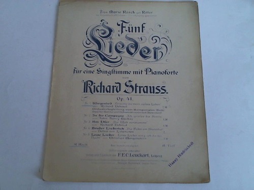 Strauss, Richard - Wiegenlied. Lullaby