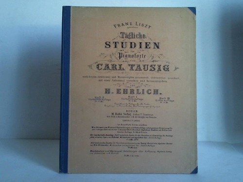 Tausig, Carl / Ehrlich, H. - Tglich Studien fr Pianoforte. Heft II