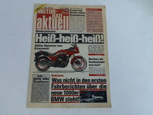Motorrad aktuelle - Nr. 4/83. 19.9.1983