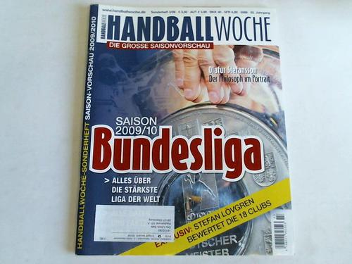 Handballwoche - Bundesliga Saison 2009/10.  Sonderheft Nr. 3/08, 55. Jahrgang