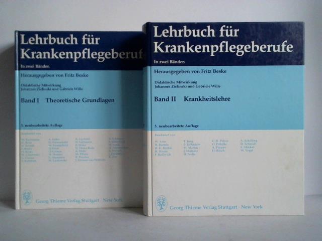 Beske, Fritz (Hrsg.) - Lehrbuch fr Krankenpflegeberufe. In zwei Bnden