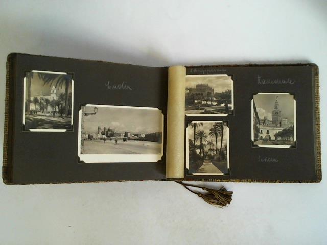 (Mittelmeerreise, ca. 1932) - Privates Album mit 150 Original-Fotografien (meist 9 x 6 cm) mit kurzen Betitelungen