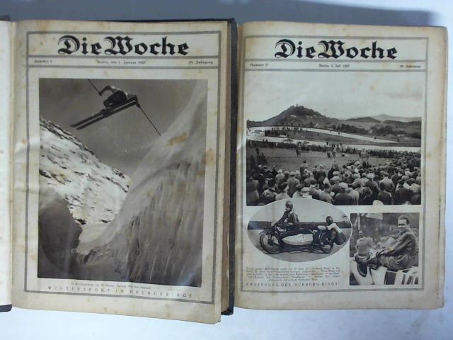 (Illustrierte Deutsche Zeitschrift) - Die Woche - 29. Jahrgang 1927 in 52 Nummern. Zusammen in 2 Bnden