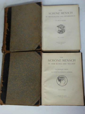 Weese, Arthur / Hirth, Herbert / Bassermann-Jordan, Ernst - Der schne Mensch in der Kunst aller Zeiten, Band 2 und 3 in 4 Bnden
