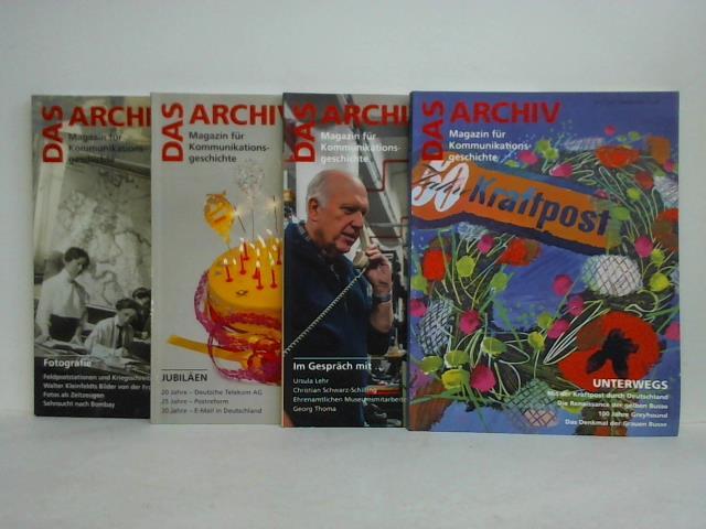 Das Archiv - Magazin fr Kommunikationsgeschichte - Jahrgang 2014, Heft 1 bis 4. Zusammen 4 Hefte
