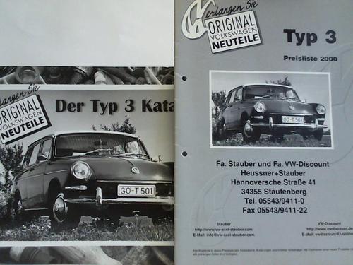 VW Discount Heussner & Stauber (Hrsg.) - Der Typ 3 Katalog. Katalog und Preisliste in 2 Heften