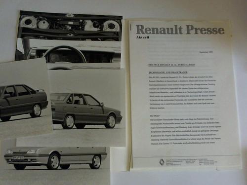 Deutsche Renault AG, Brhl-Vochem (Hrsg.) - Renault 21 2L. Turbo Allrad. Renault 21 TXI Allrad. Renault Presse