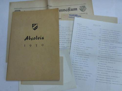 Absolvia 1950 - Abiturzeitung des Gymnasiums Dillingen
