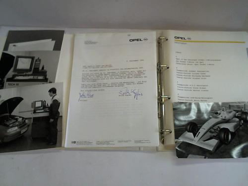 Opel AG, Rsselsheim (Hrsg.) - Formel-Sport: Opel in der Deutschen Formel 3-Meisterschaft / Pressemappe zur Automechanika 1990 in Frankfurt
