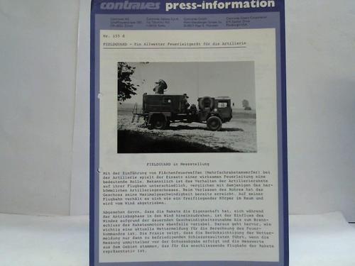 Contraves Press-Information Nr. 155 d - Fieldguard - Ein Allwetter Feuerleitgert fr die Artillerie