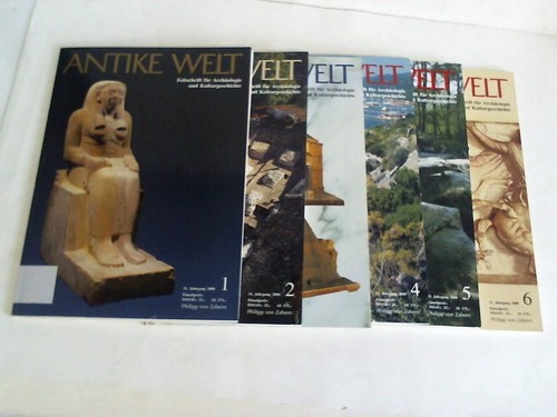 Antike Welt - Zeitschrift fr Archologie und Kulturgeschichte. 31. Jahrgang 2000. Heft 1 bis  6. Zusammen 6 Hefte