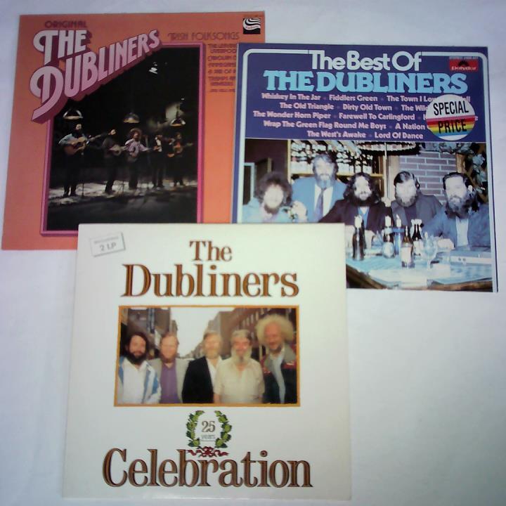 The Dubliners - 3 Alben mit 4 Langspielplatten