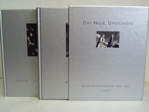 Landesmann, Hans/ Rohde, Gerhard/ Mortier, Gerard/ Kathrein, Karin (Hrsg.) - Das Neue, Ungesagte. Salzburger Festspiele 1992 - 2001. Konzert/ Oper. Schauspiel. 2 Bnde