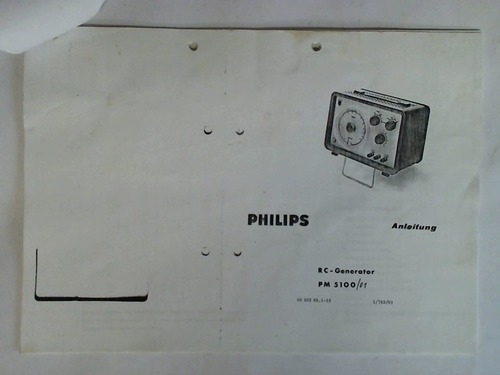 Philips Anleitung: RC-Generator PM 5100/01