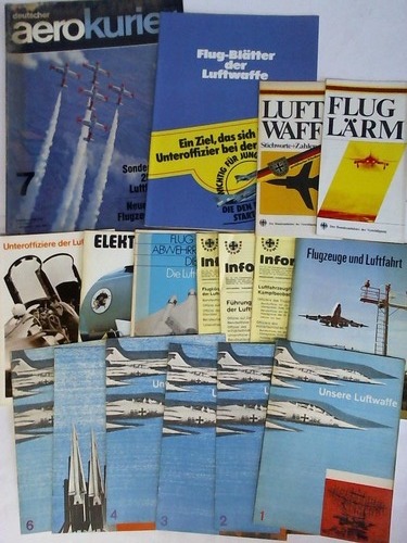 (Bundeswehr / Luftwaffe) - Sammlung von 17 Heften und Broschren