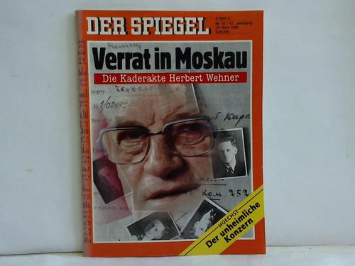 Der Spiegel - Heft Nr. 12 / 1993, Jahrgang 47. Verrat in Moskau. Die Kaderakte Herbert Wehner