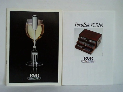 R&B Robbe & Berking Silbermanufaktur, Flensburg (Hrsg.) - Katalog mit Preisliste (15. 5. 86)
