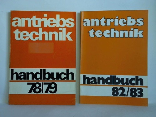 Digest, Mainz (Hrsg.) - Antriebstechnik. Handbuch 78/79. Einkaufsfhrer + Tabellenwerk / Handbuch 82/83. Tabellenwerk ber Lieferanten und Produktdaten. Zusammen 2 Bnde