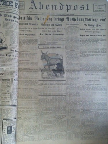 Chicago - Abendpost - 28. Jahrgang, Chicago 1916. Ausgabe 1 - 50, vom 2. Januar bis 29. Februar zusammen in einem Band