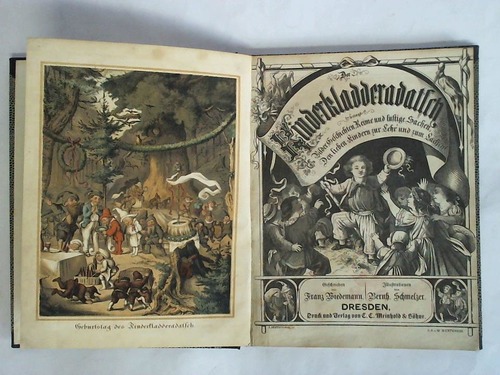 Wiedemann, Franz - Der Kinderkladderadatsch bringt Bilder, Geschichten, Reime und lustige Sachen, Den lieben Kindern zur Lehr' und zum Lachen!