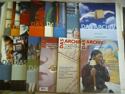 Das Archiv - Post- und Telekommunikationsgeschichte - Jahrgang 2002, 2003, 2004 und 2005 16 (in 15) Heften