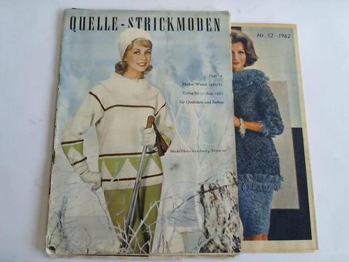 Quelle-Strickmoden - Heft 16. Herbst/Winter 1960/61. Gltig bis 31. Aug. 1961 fr Qualitten und Farben
