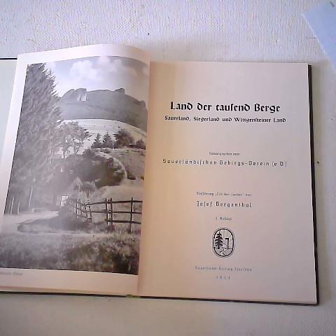 Luhmann, Heinrich - Land der tausend Berge - Sauerland, Siegerlan und Wittgensteiner Land