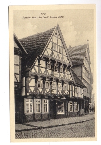 Celle - ltestes Haus der Stadt (erbaut 1526)