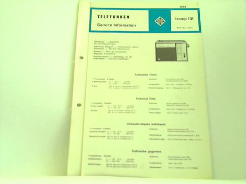 Telefunken; Service Information - tramp 101. RVH 69 - 4122