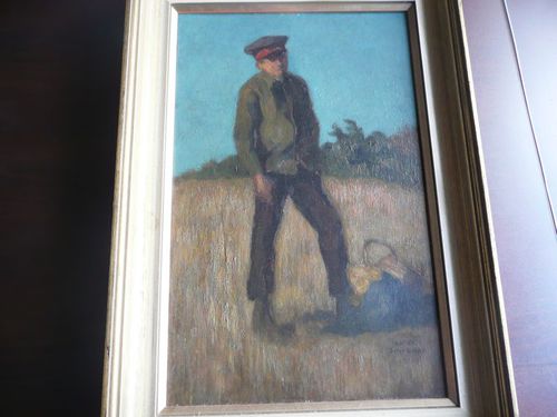 Schrader, Heinrich - Heimkehrender Soldat
