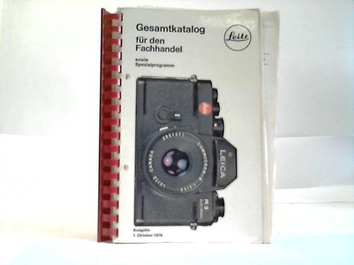 Leitz /Wetzlar (Hrsg.) - Gesamtkatalog fr den Fachhandel sowie Spezialprogramm