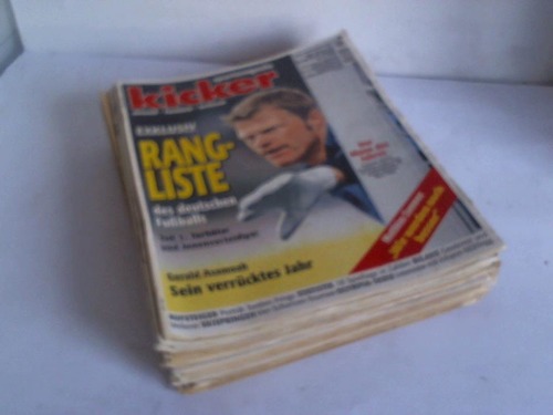 Kicker - Deutschlands grte Sportzeitung. Sammlung 22 (von 105) Heften aus 2001