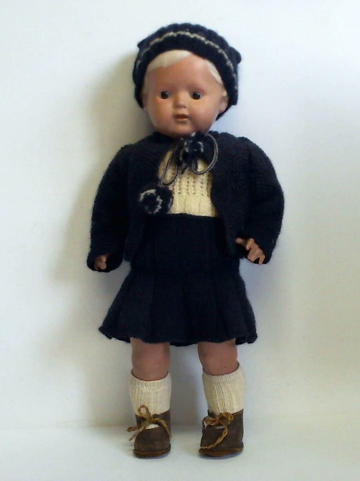Schildkrt-Puppen GmbH, Raustein/Thringen (Hrsg.) - Schildkrt-Puppe (Christel), blond, 36/41