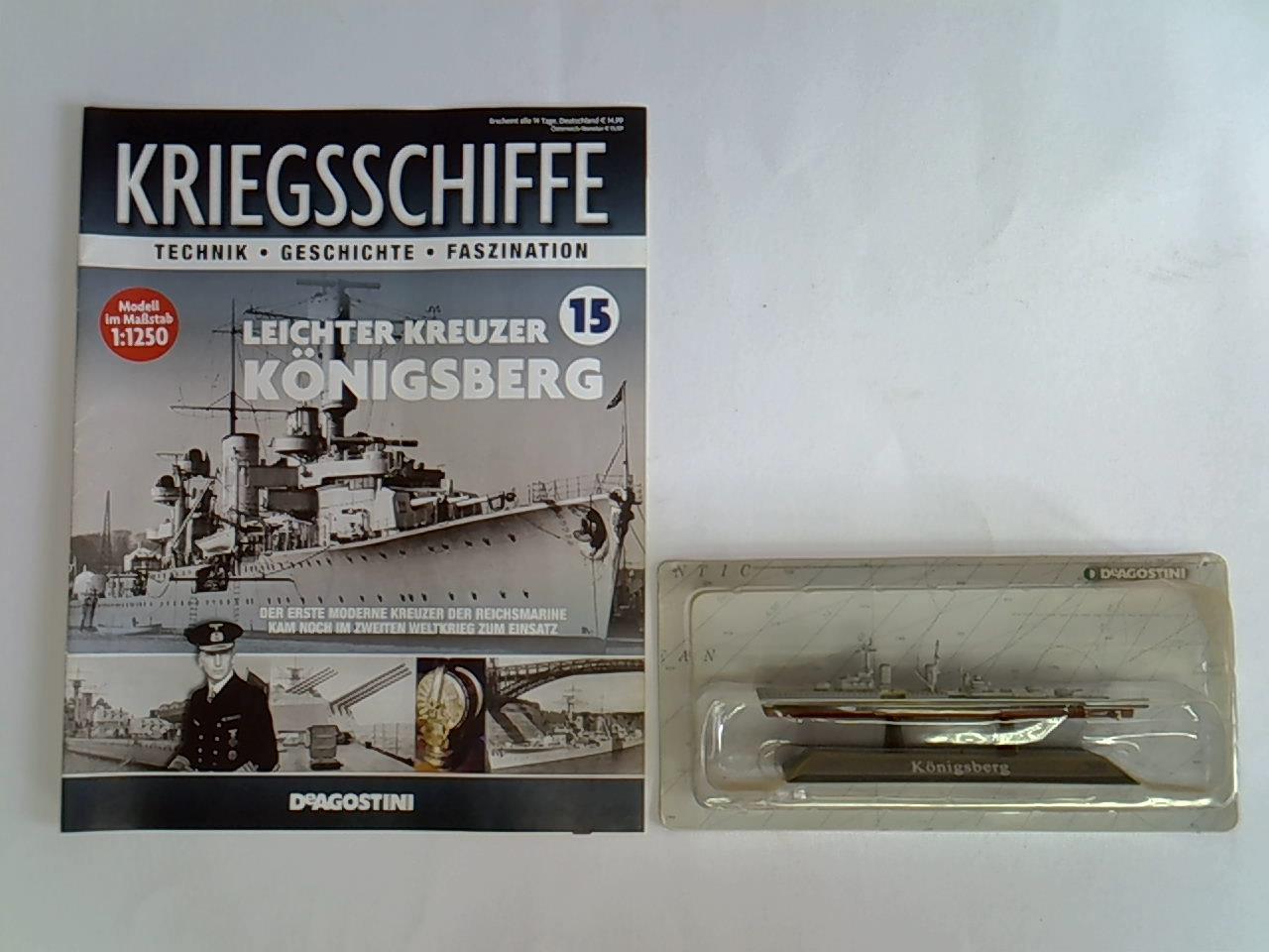 Ausgabe 15: Leichter Kreuzer KÖNIGSBERG. Magazin und Schiffsmodell im Maßstab 1:1250