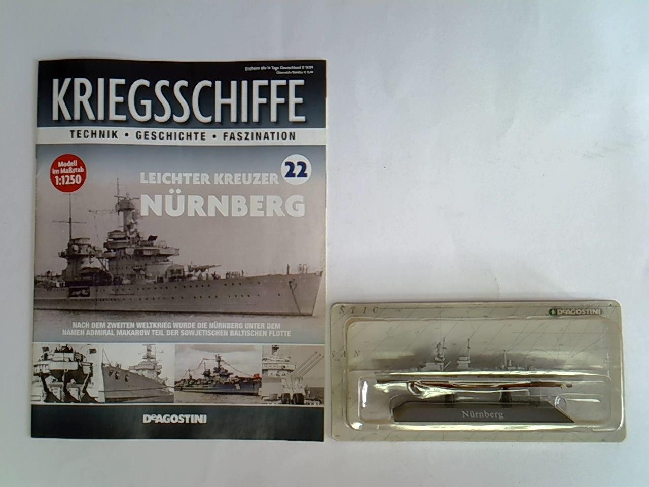 Ausgabe 22: Leichter Kreuzer NÜRNBERG. Magazin und Schiffsmodell im Maßstab 1:1250