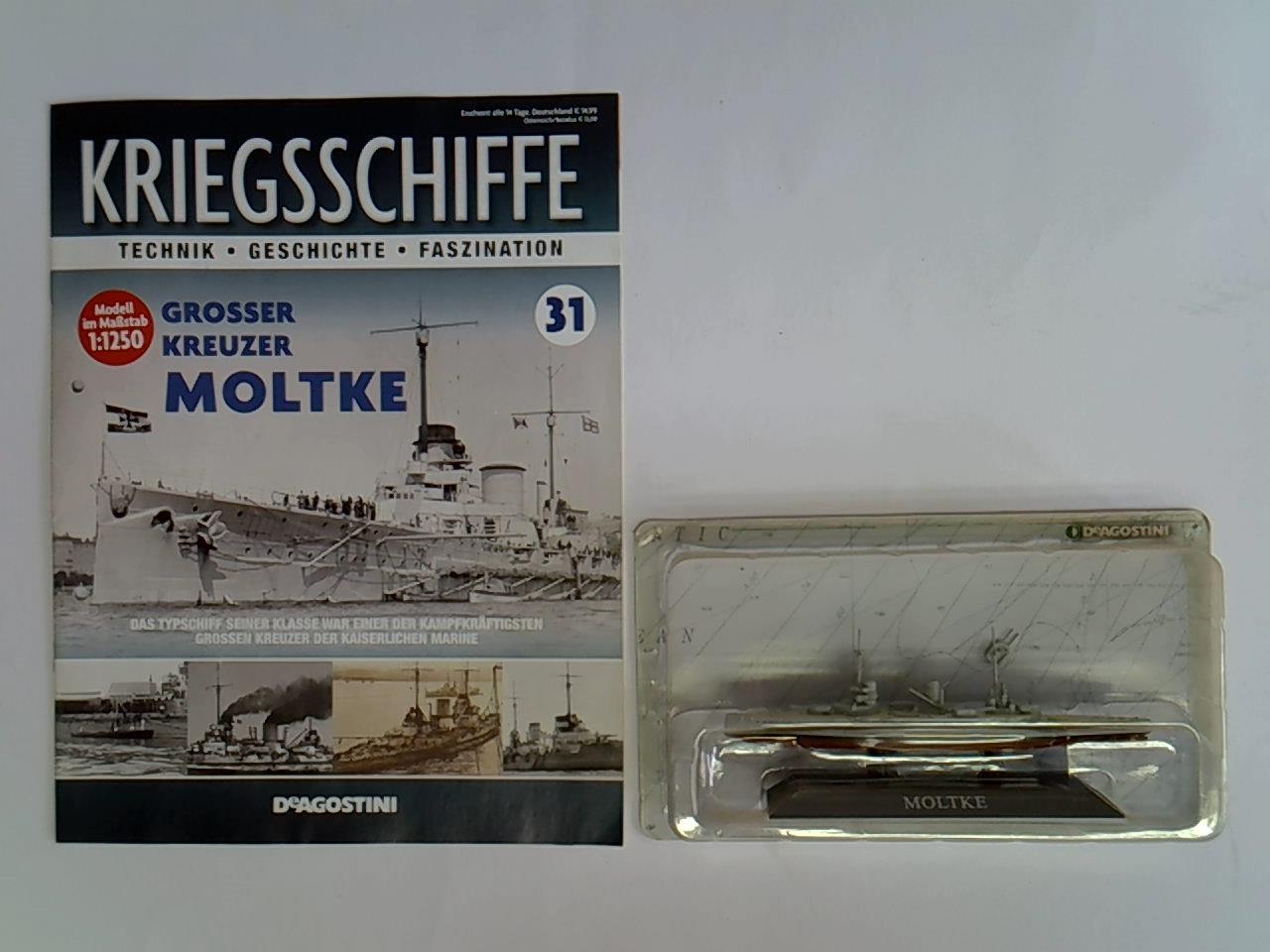 Ausgabe 31: Grosser Kreuzer MOLTKE. Magazin und Schiffsmodell im Maßstab 1:1250