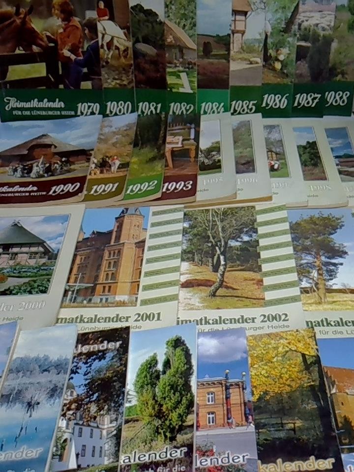 Heimatkalender für die Lüneburger Heide 1979 - 2011 (ohne 1983, 1989 und 1994). Zusammen 30 Jahrbücher