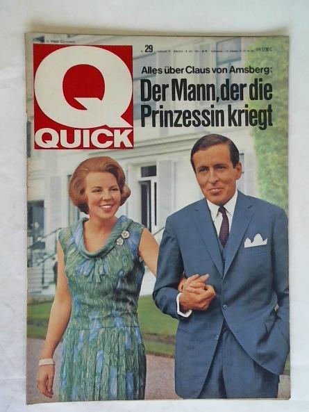 Quick Zeitschrift - Nr. 29 - Jahrgang 18 - 18. Juli 1965