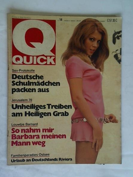 Quick Zeitschrift - Nr. 14 - Jahrgang 23 - 1. April 1970