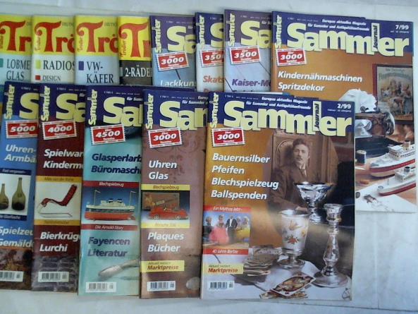 Sammler Journal - Europas aktuelles Magazin fr Sammler und Antiquittenfreunde - 28. Jahrgang 1999 in 9 (von zwlf) Heften