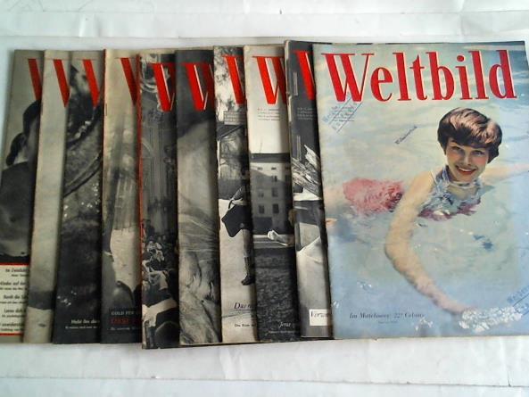 Weltbild - 11. Jahrgang 1956, 10 Hefte (von 12 Heften)