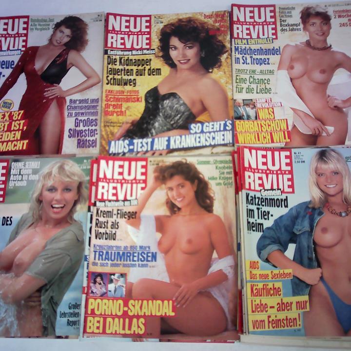 Neue Illustrierte Revue - Jahrgang 1987, Heft 2 bis 53. Zusammen 52 Hefte