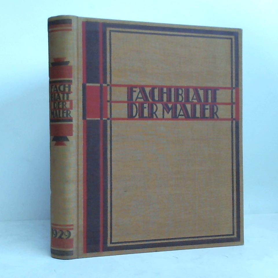 Fünftes Jahr 1929. Monatsheft für farbige Raumgestaltung, Schrift- und Fachschulwesen, Heft 1 bis 12 zusammen in einem Band