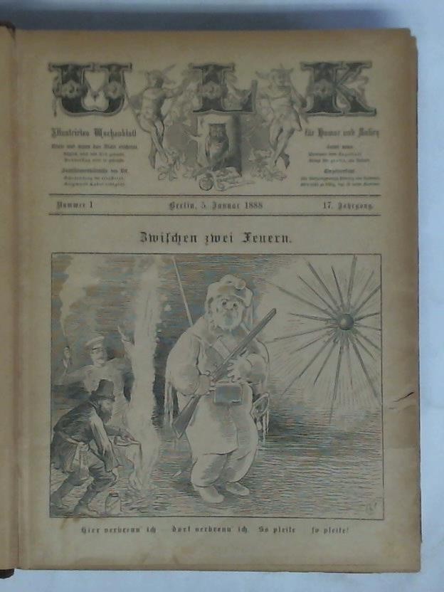 17. Jahrgang 1888, 18. Jahrgang 1889 und 19. Jahrgang 1890, mit je 52 Nummern zusammen in einem Band